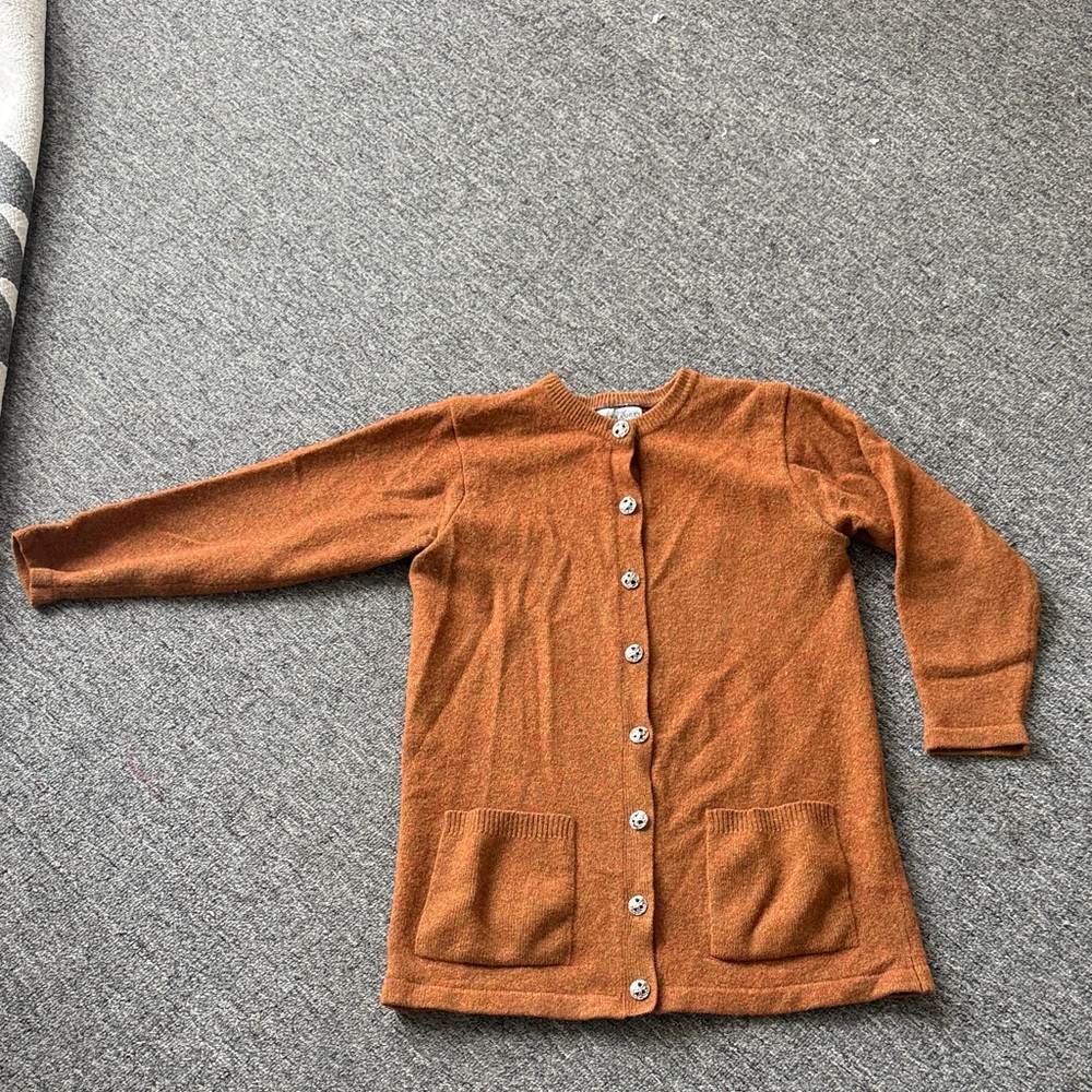 Laura Ashley Brown and specked Cardigan